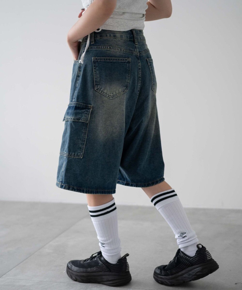 WEGO ドロストカーゴハーフパンツ 