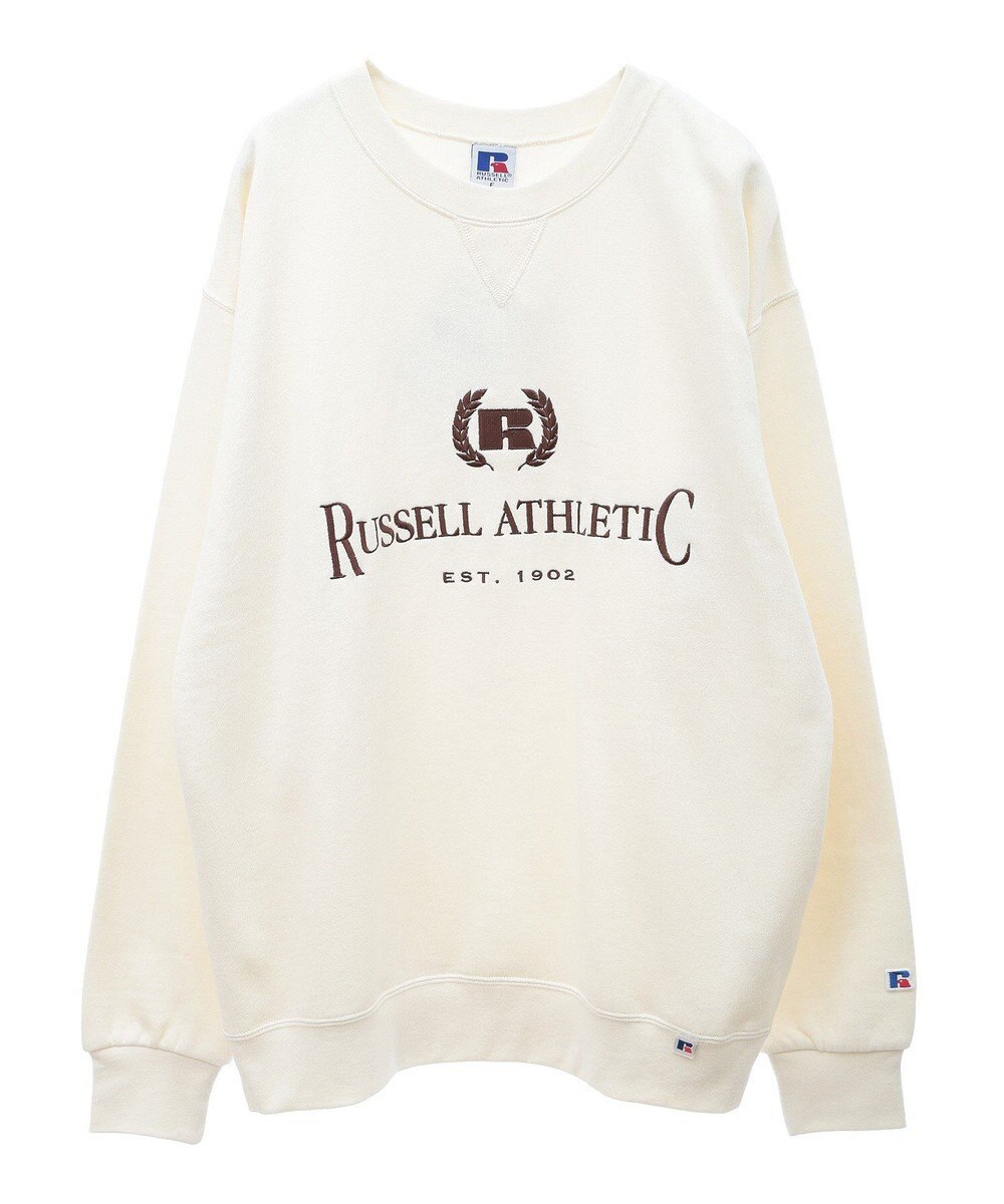 Green Parks ■ＲＵＳＳＥＬＬ　ロゴ刺繍スウェット 
