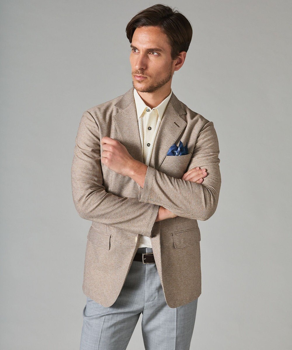 GOTAIRIKU 【吸水速乾/ウォッシャブル】ノルマンディーリネン カーディガンジャケット（24年モデル） 