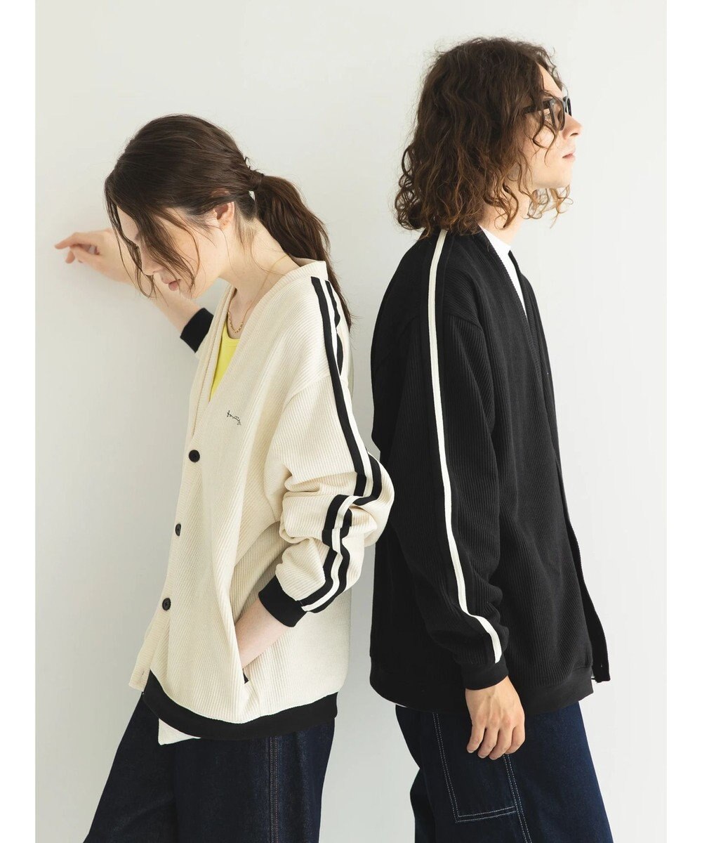 CRAFT STANDARD BOUTIQUE 【リサイクル】ラインカーディガン 