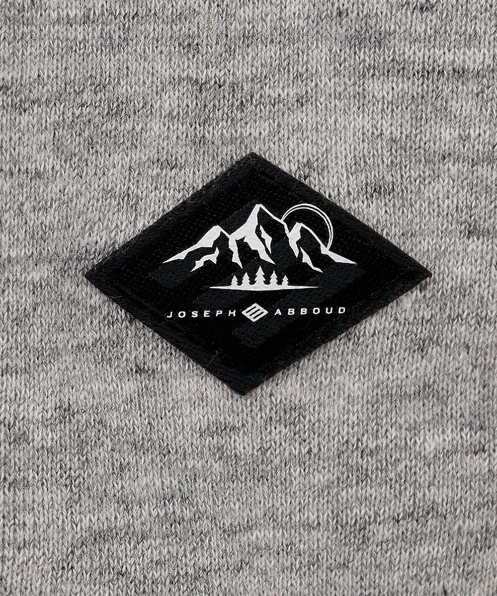 JOSEPH ABBOUD MOUNTAIN 【UNISEX】OGパイルエンブロイダイリー パーカー 