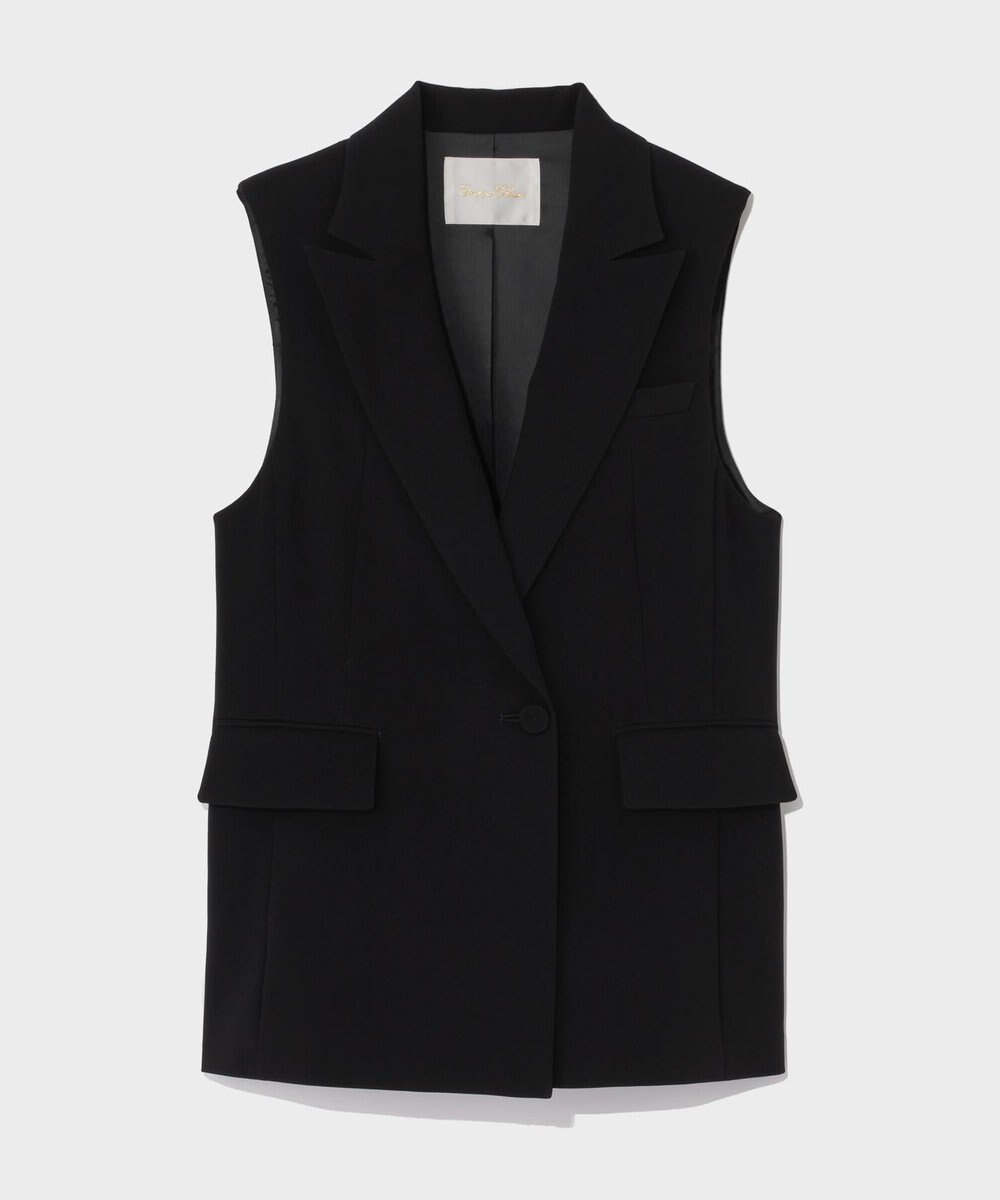 GRACE CONTINENTAL トリアセテーラードジレ 