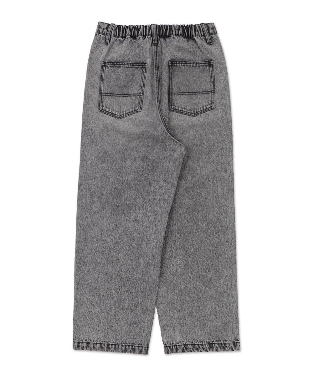 WEGO 【ユニセックス着用ITEM/SMLサイズ展開】ルーズテーパードデニムパンツ 