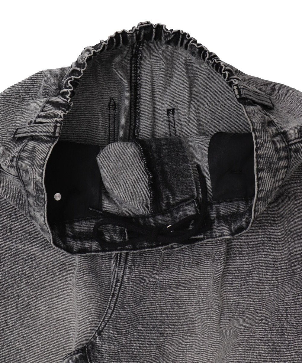 WEGO 【ユニセックス着用ITEM/SMLサイズ展開】ルーズテーパードデニムパンツ 