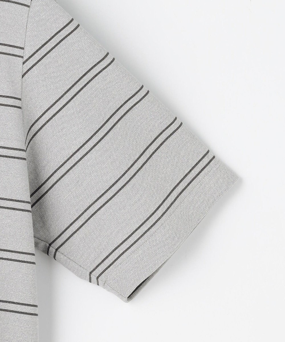 JOSEPH ABBOUD 【エコ素材和紙使用・日本素材を日本縫製 ・軽量・通気性】和紙フライスボーダーＴシャツ 