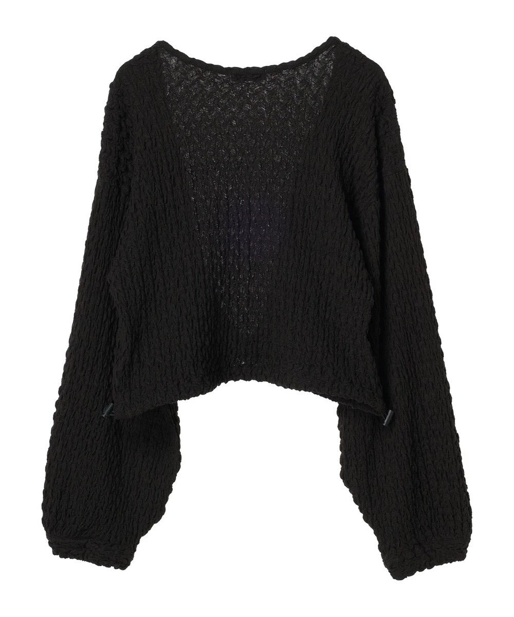 earth music&ecology ぽこぽこドロストカーディガン 