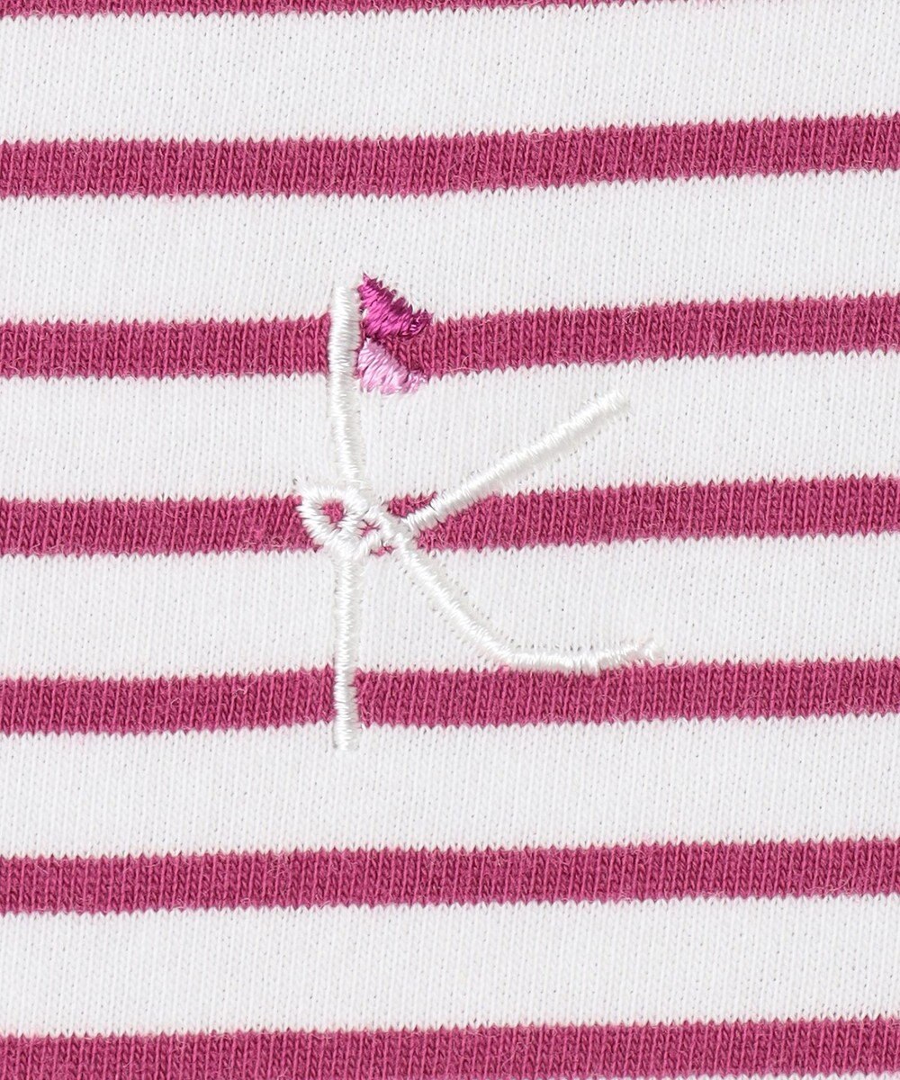 組曲 KIDS 【150-160㎝】マリンボーダー ワンピース 