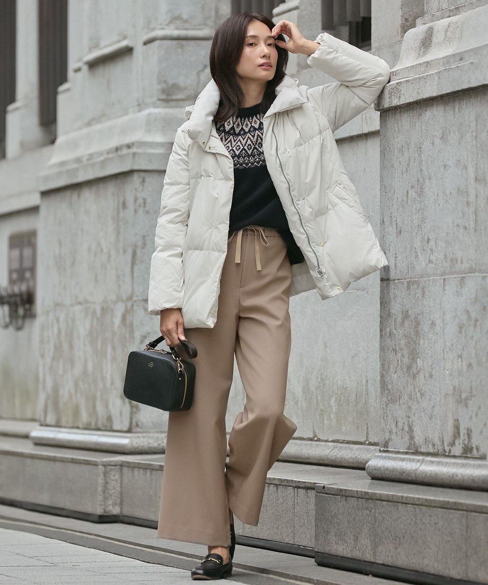 J.PRESS LADIES 【WEB限定カラーあり・洗える】FAIR ISLE ラウンドネック ニット 