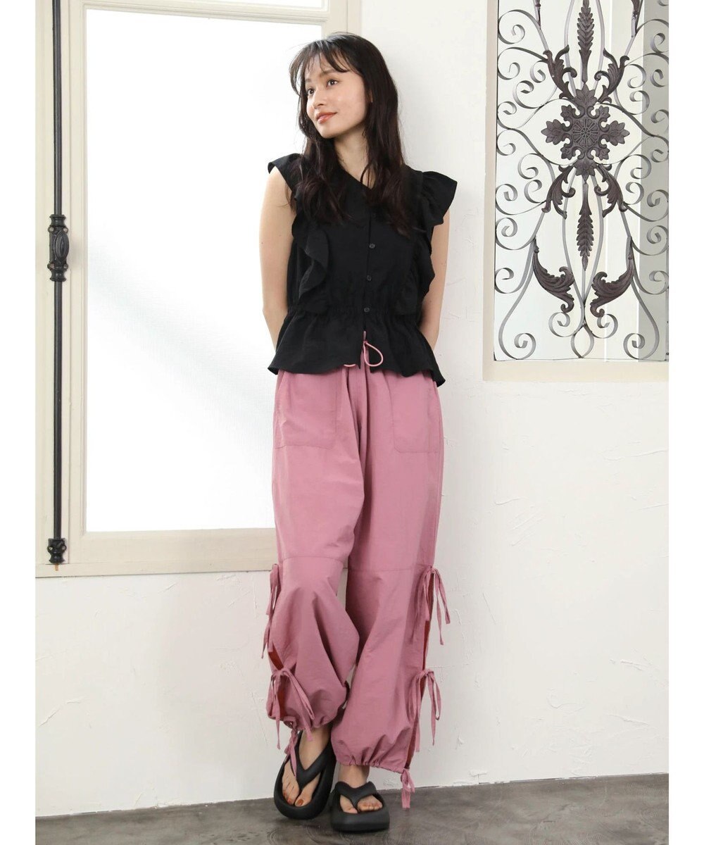 Green Parks ・Ｄｏｕｂｌｅ　Ｆｌａｇｓ　サイドリボンカーゴパンツ 