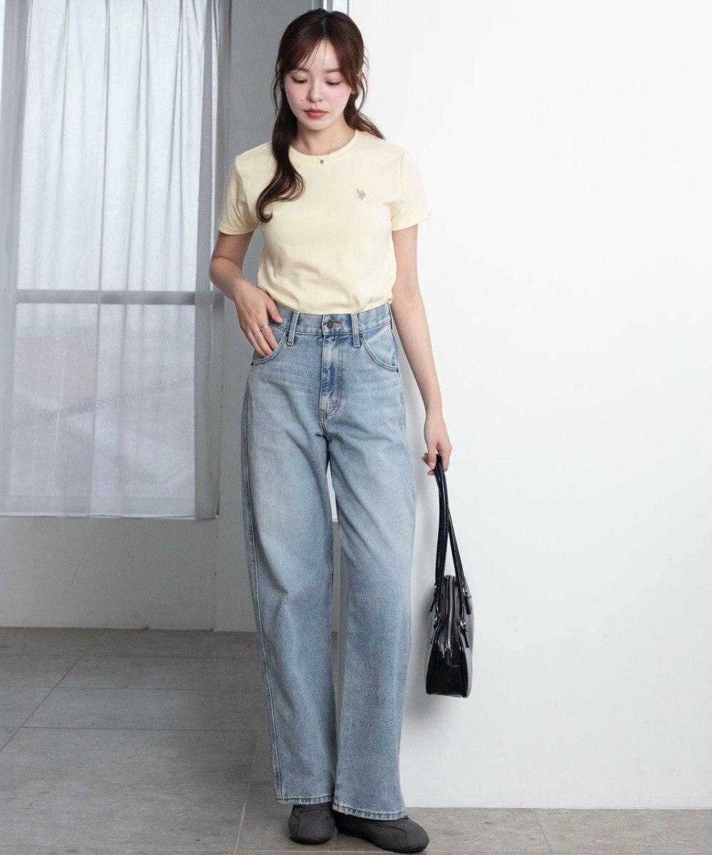 WEGO 【SMLサイズ展開】U.S. POLO ASSN.別注コンパクトTシャツ 