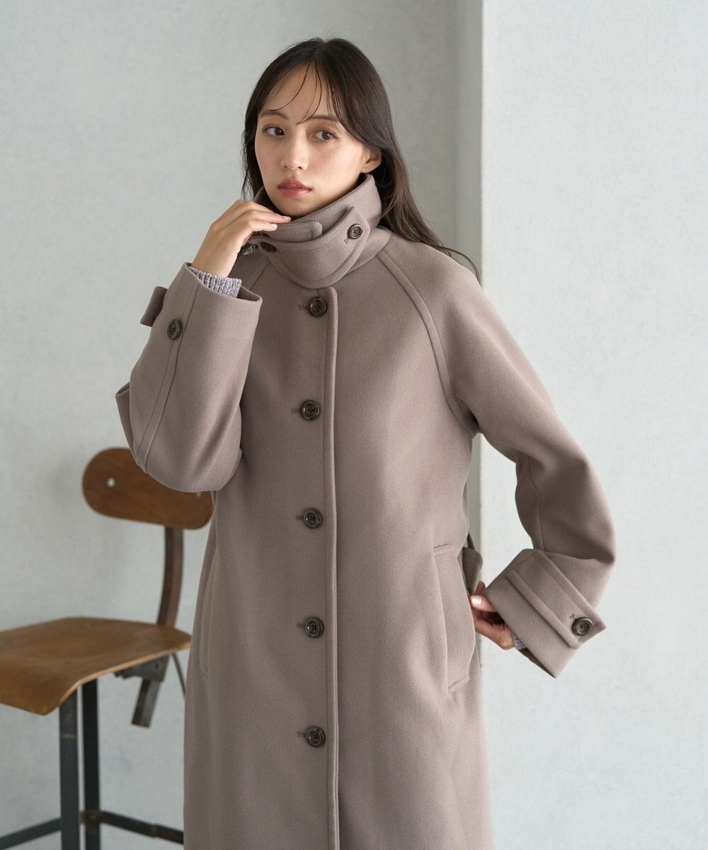 earth music&ecology 2WAYカラーロングコート 