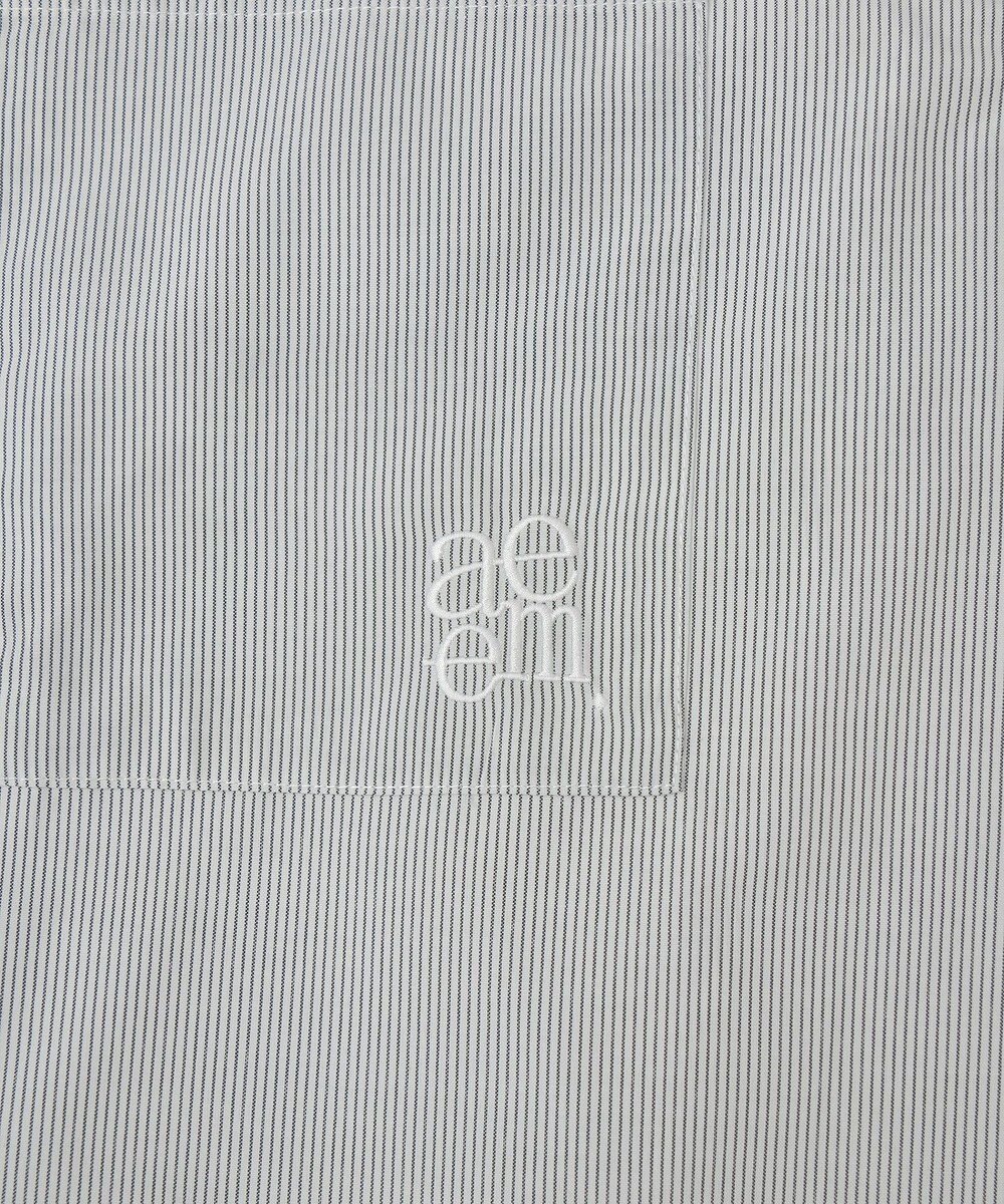 earth music&ecology レイヤードストライプシャツ 