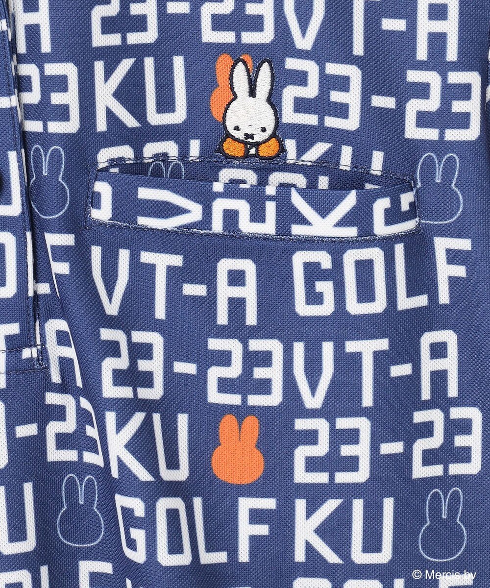 23区GOLF 【WOMEN】【吸水速乾/UVカット】ミッフィーロゴポロシャツ 