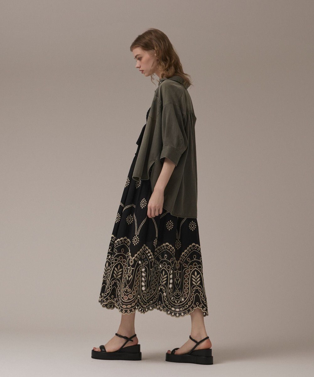 GRACE CONTINENTAL ツイルハーフスリーブシャツ 