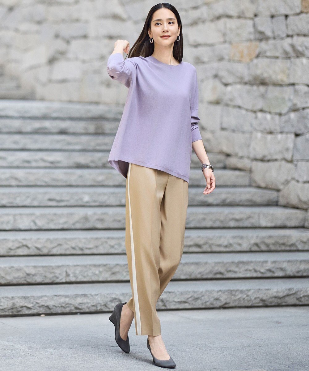 自由区 【カタログ掲載】ウールライクストレッチテーパード パンツ 