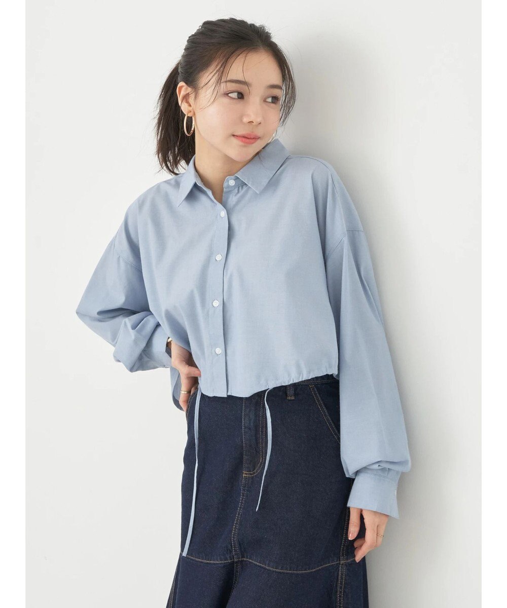 earth music&ecology ドロストヘムショートシャツ 