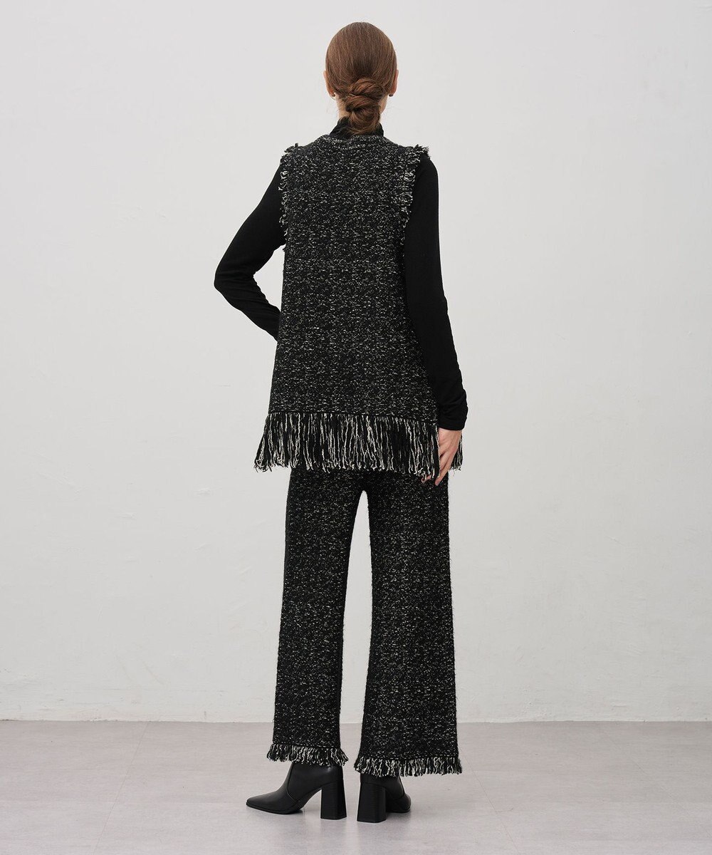 uncrave ツイードニット ジレ 