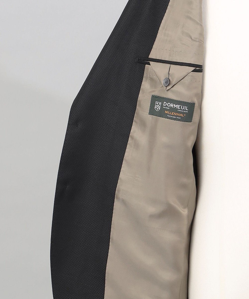 GOTAIRIKU 【DORMEUIL/ドーメル】ミレニアル　通年スーツ＿ブラック 