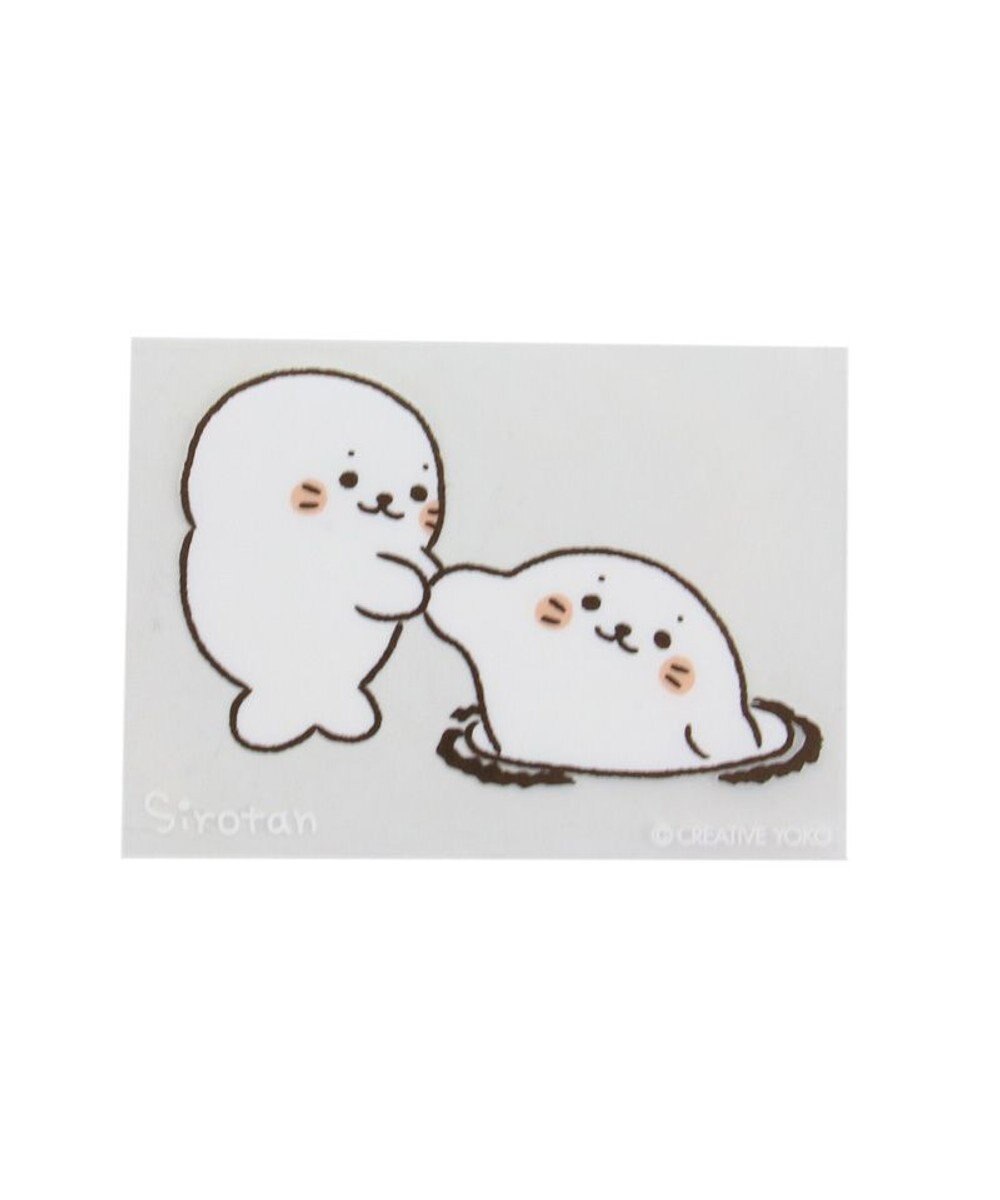 Mother garden しろたん どこでも一緒しろたんステッカー 4枚セット 《ひっぱりあげ/Now Loading…/ぴょこ/はりつき》 