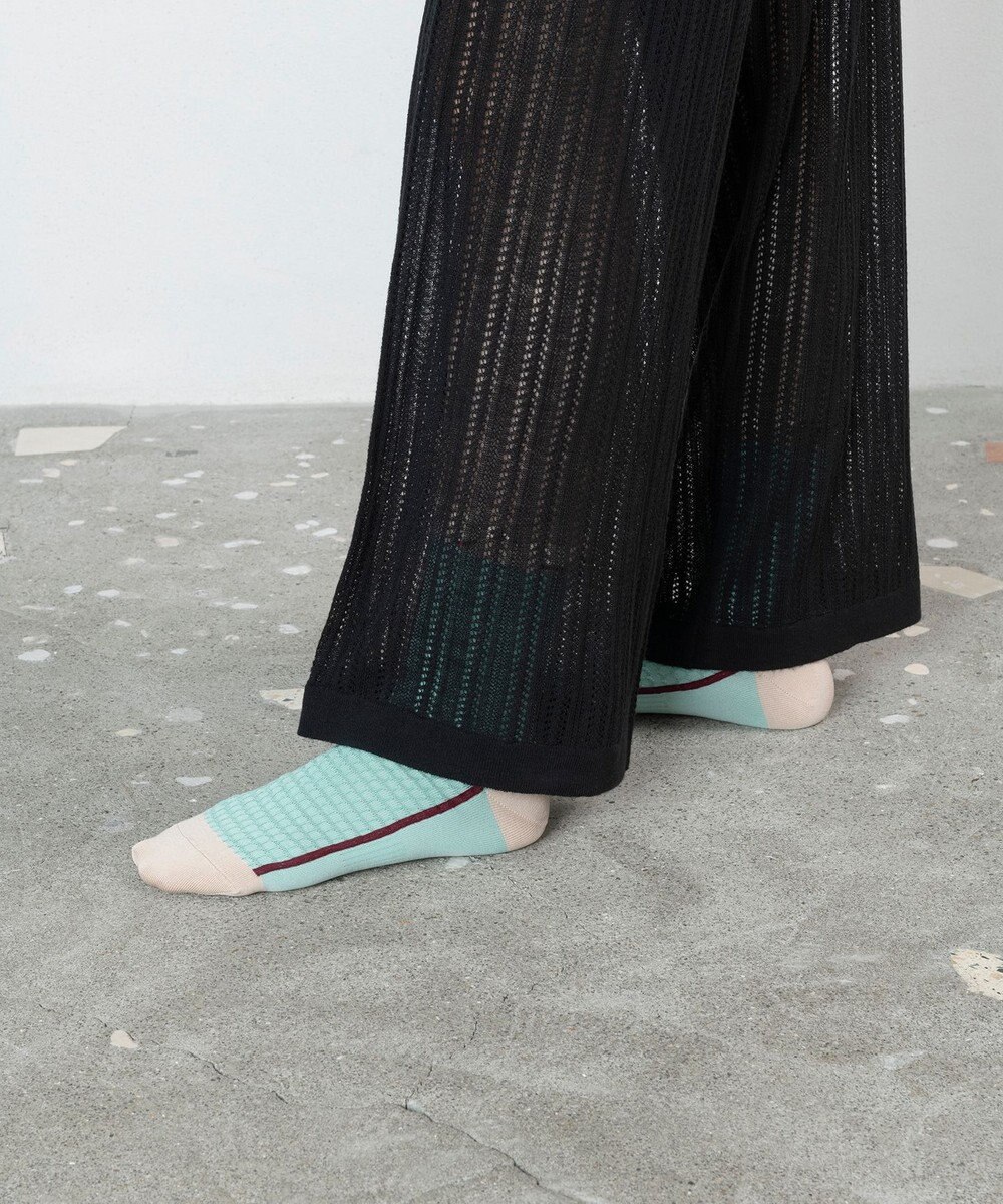 TRICOTE ドットフリルバンピーソックス 