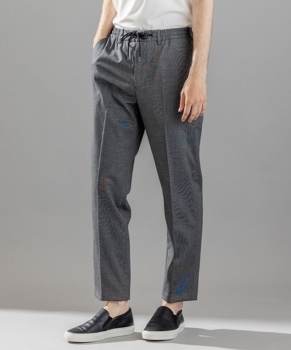 JOSEPH HOMME 【ストレッチ/ウエストゴム仕様】キャリーマンストレッチ ドロスト付ストレートパンツ / HOVE 