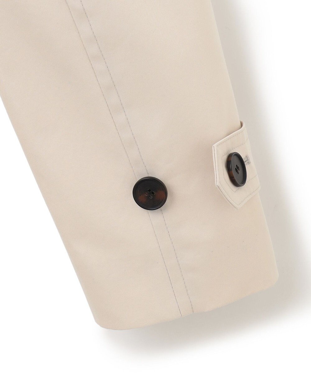 23区 コットンポリエステルギャバジン ステンカラーコート 