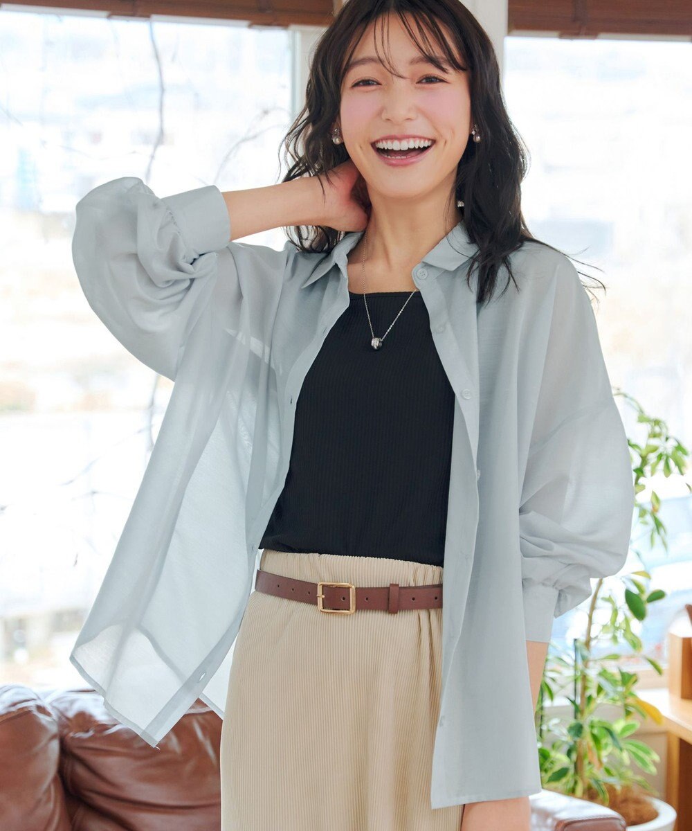 Tiaclasse シアーシャツ＋タンクトップセット（2点セット） 