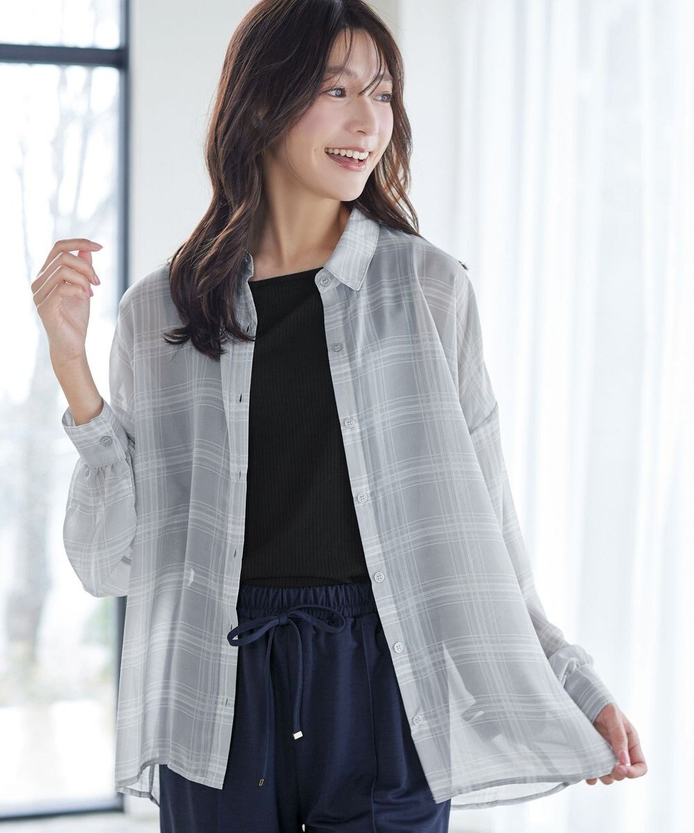 Tiaclasse シアーシャツ＋タンクトップセット（2点セット） 