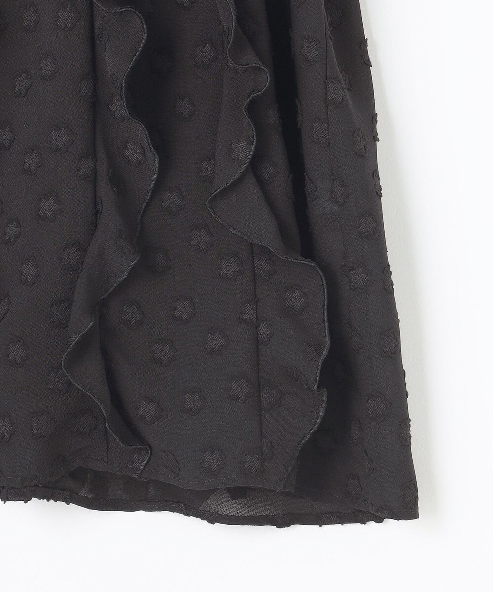 組曲 L フラワーポイントシフォン ブラウス 