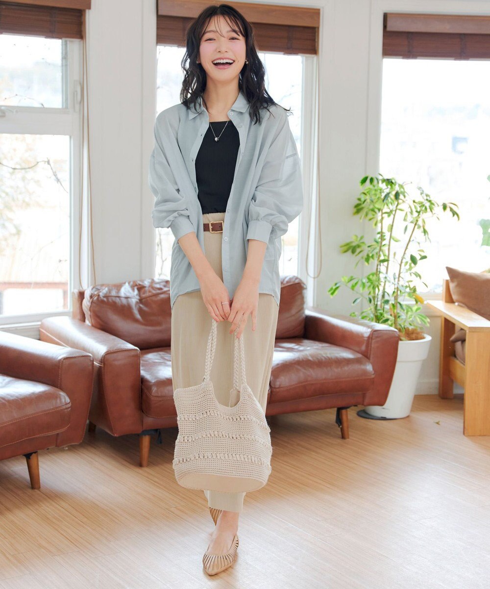 Tiaclasse シアーシャツ＋タンクトップセット（2点セット） 