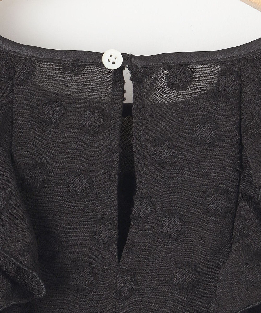 組曲 L フラワーポイントシフォン ブラウス 