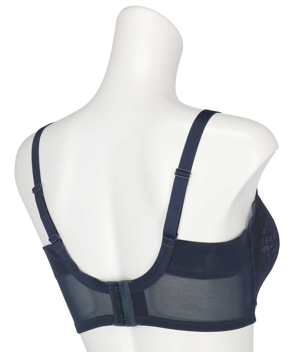 AMPHI ノンワイヤーブラ フルカップ グラマーさんにおすすめ 脇高設計 【しっかりささえてすっきり脇寄せブラ】 バストをしっかり支える 4Lまで展開 ブラジャー BBJ303 アンフィ／ワコール 