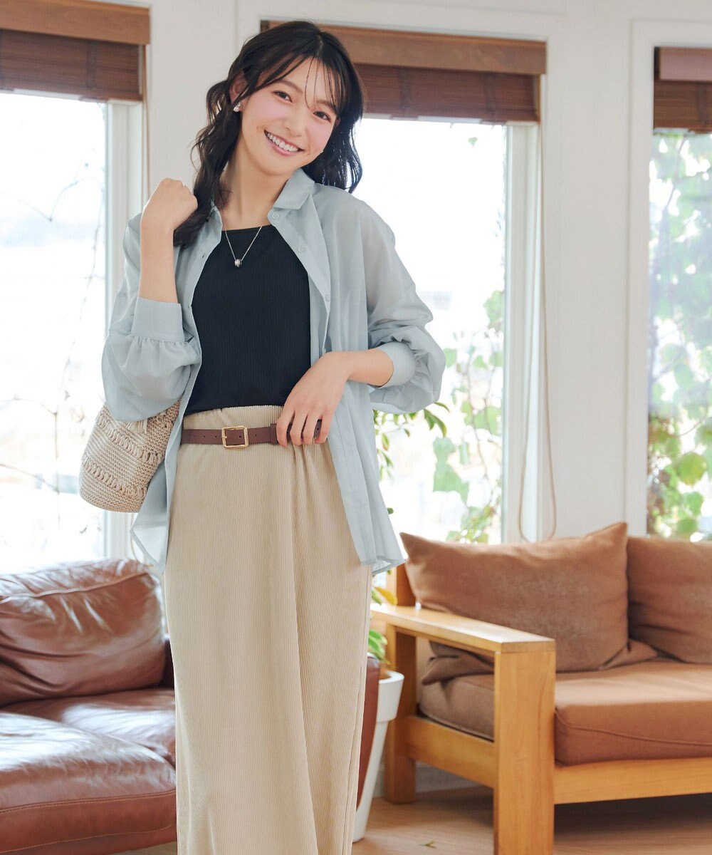 Tiaclasse シアーシャツ＋タンクトップセット（2点セット） 