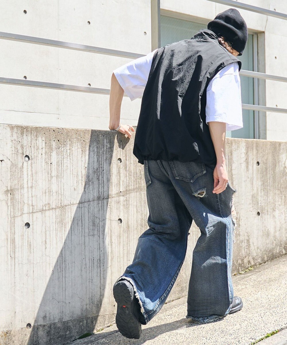 WEGO スーパーバギーデストロイデニム 