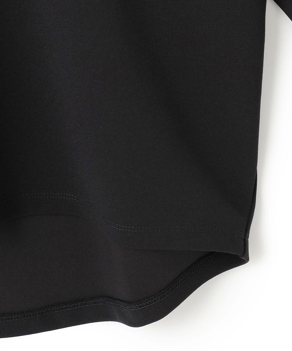 ICB L 【洗える】ジョーゼットジャージー 異素材コンビプルオーバー 