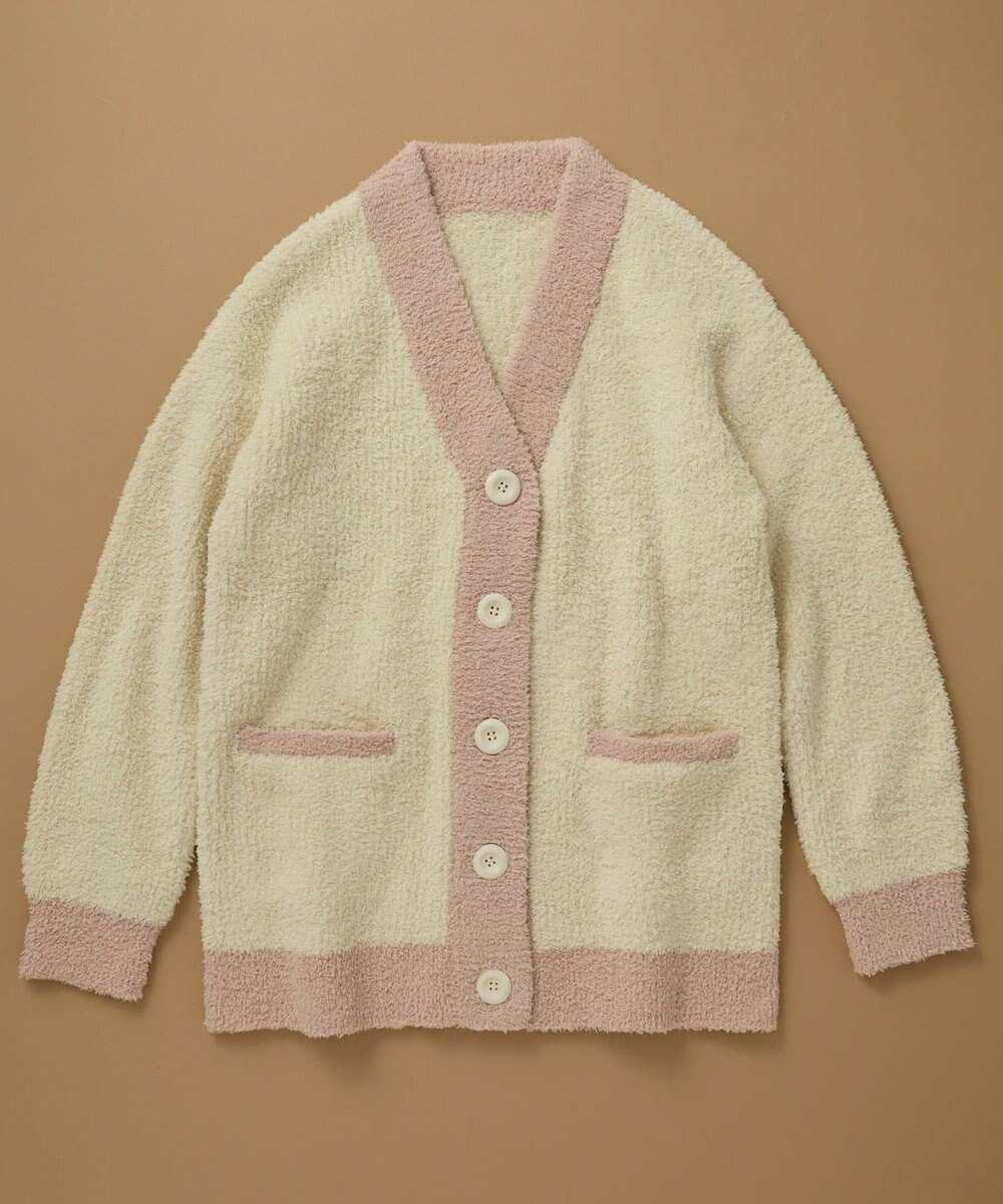 une nana cool カラーブロッキング　カーディガン 