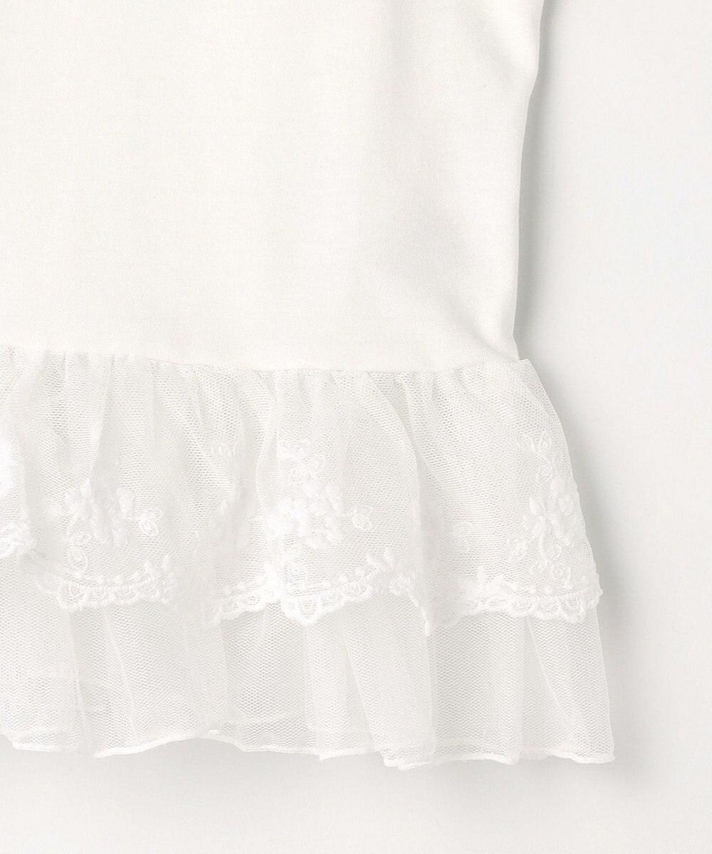 ANY KIDS 【洗濯機可能/吸汗速乾】裾レース ドライタッチ キャミソール 