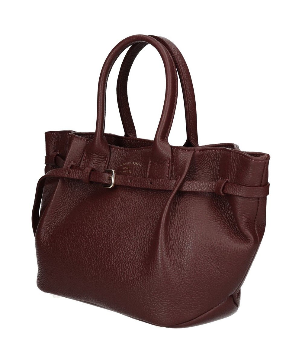 INTER-CHAUSSURES 【CHRISTIAN VILLA】レザーミディアムハンドバッグ 