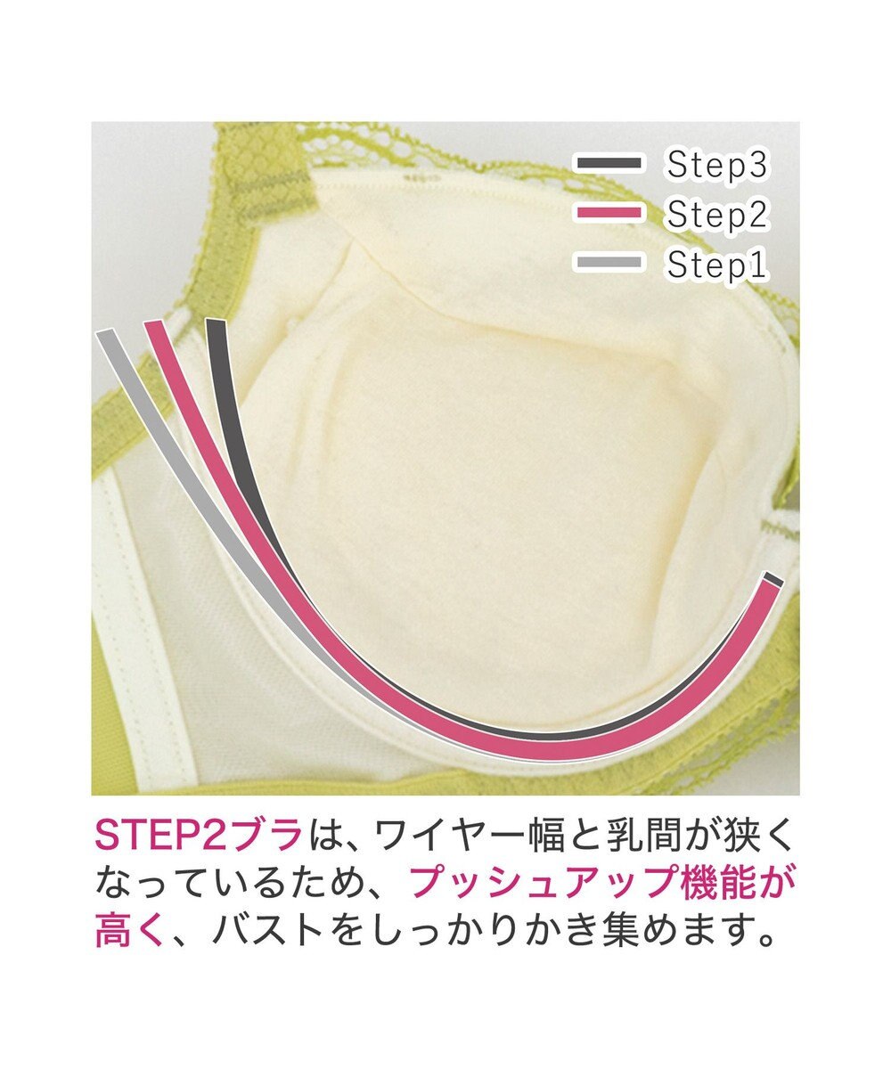 BRADELIS New York 【BRADELIS New York / 育乳補整ブラ・STEP2 寄せる】ナオミステップ2ブラ24S2 