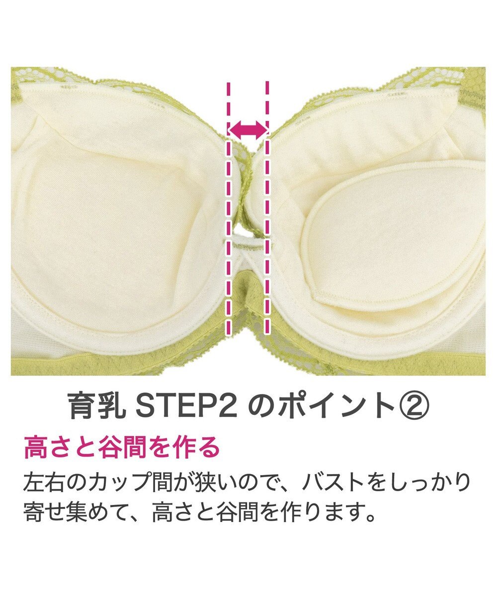 BRADELIS New York 【BRADELIS New York / 育乳補整ブラ・STEP2 寄せる】ナオミステップ2ブラ24S2 