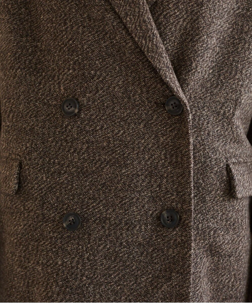WEGO 【ANGIE VINTAGE】ツイードダブルロングコート 