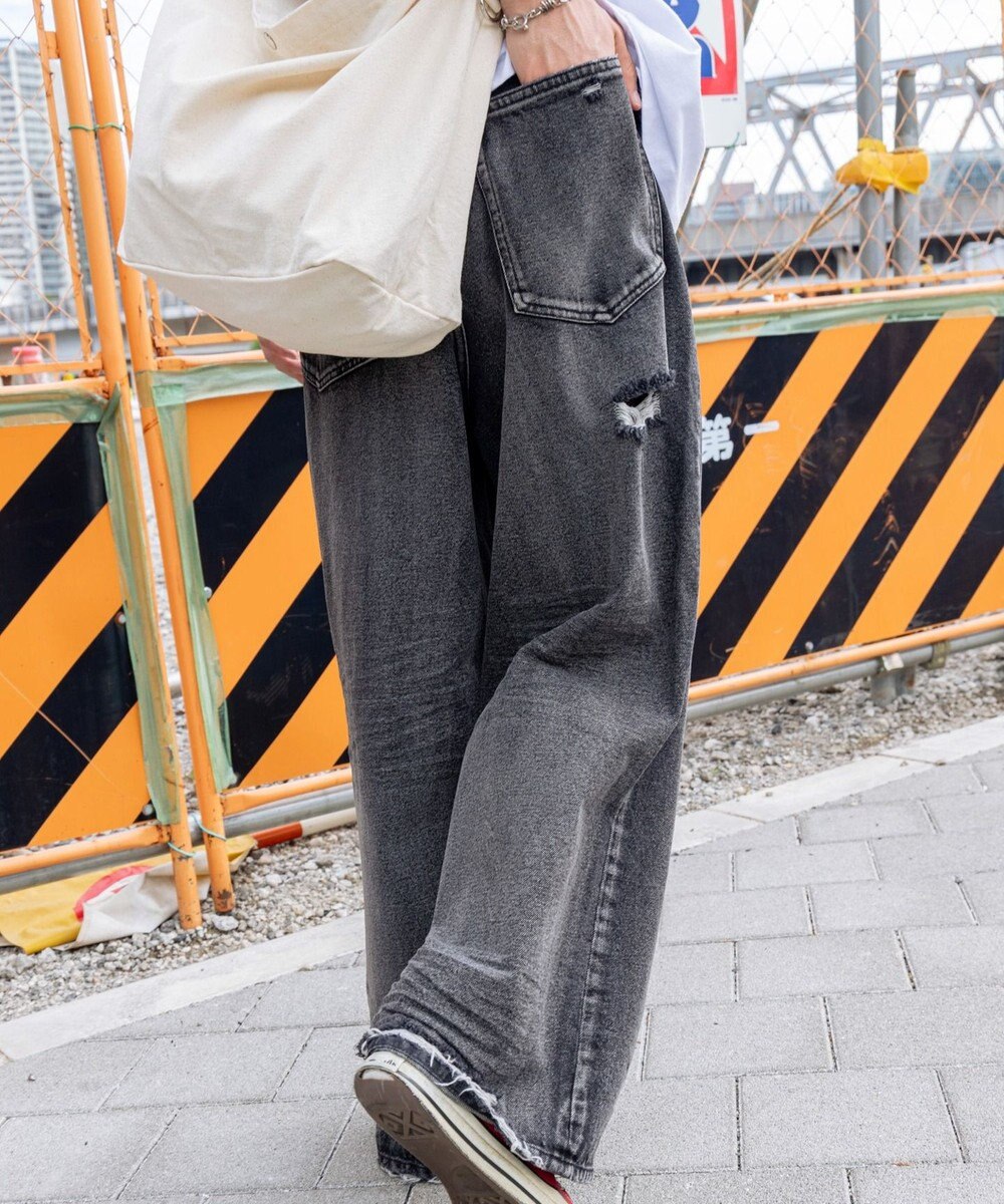 WEGO スーパーバギーデストロイデニム 