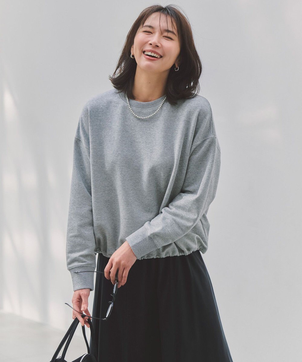 UNFILO ハイストレッチ ドロストスウェット 