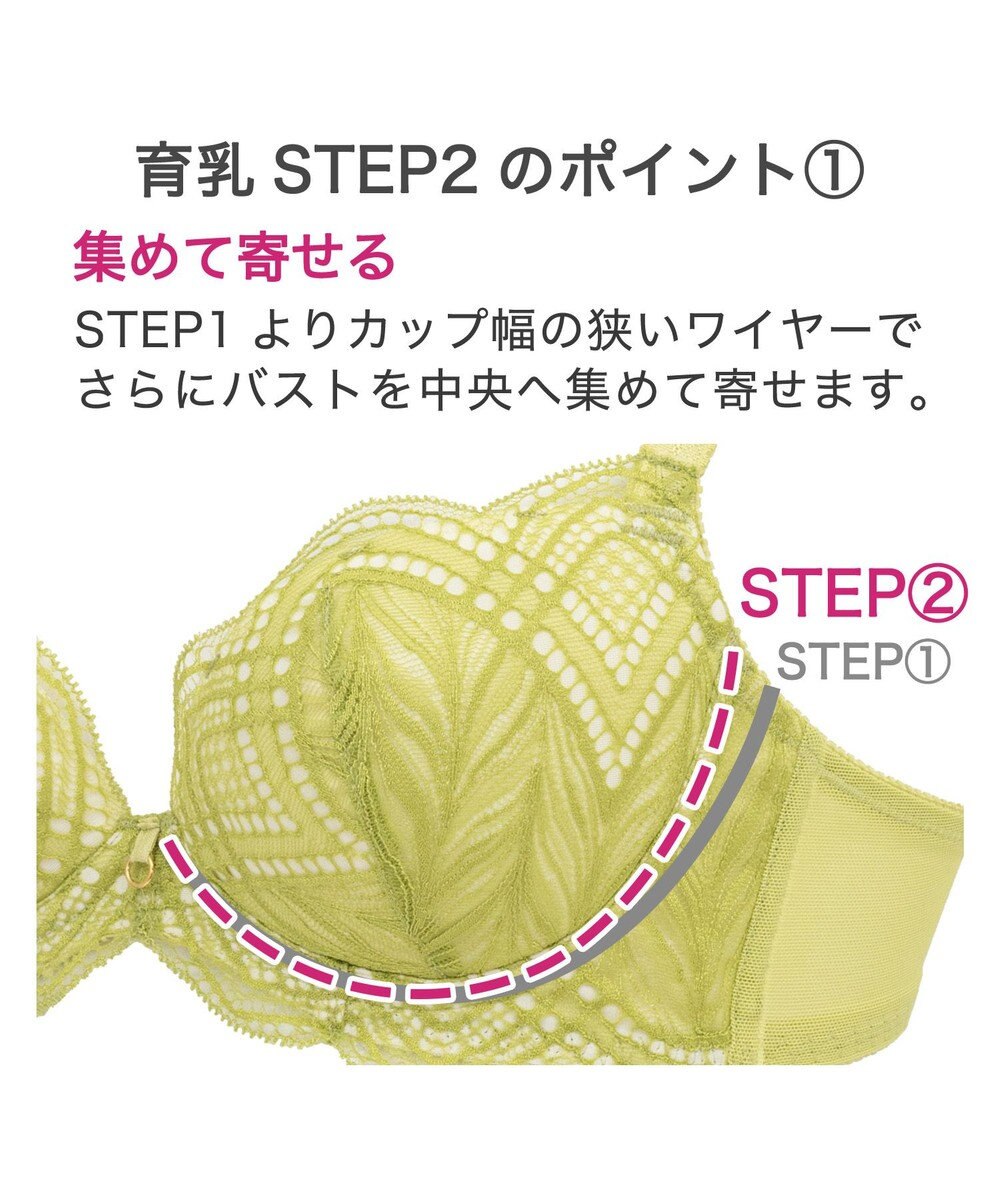 BRADELIS New York 【BRADELIS New York / 育乳補整ブラ・STEP2 寄せる】ナオミステップ2ブラ24S2 