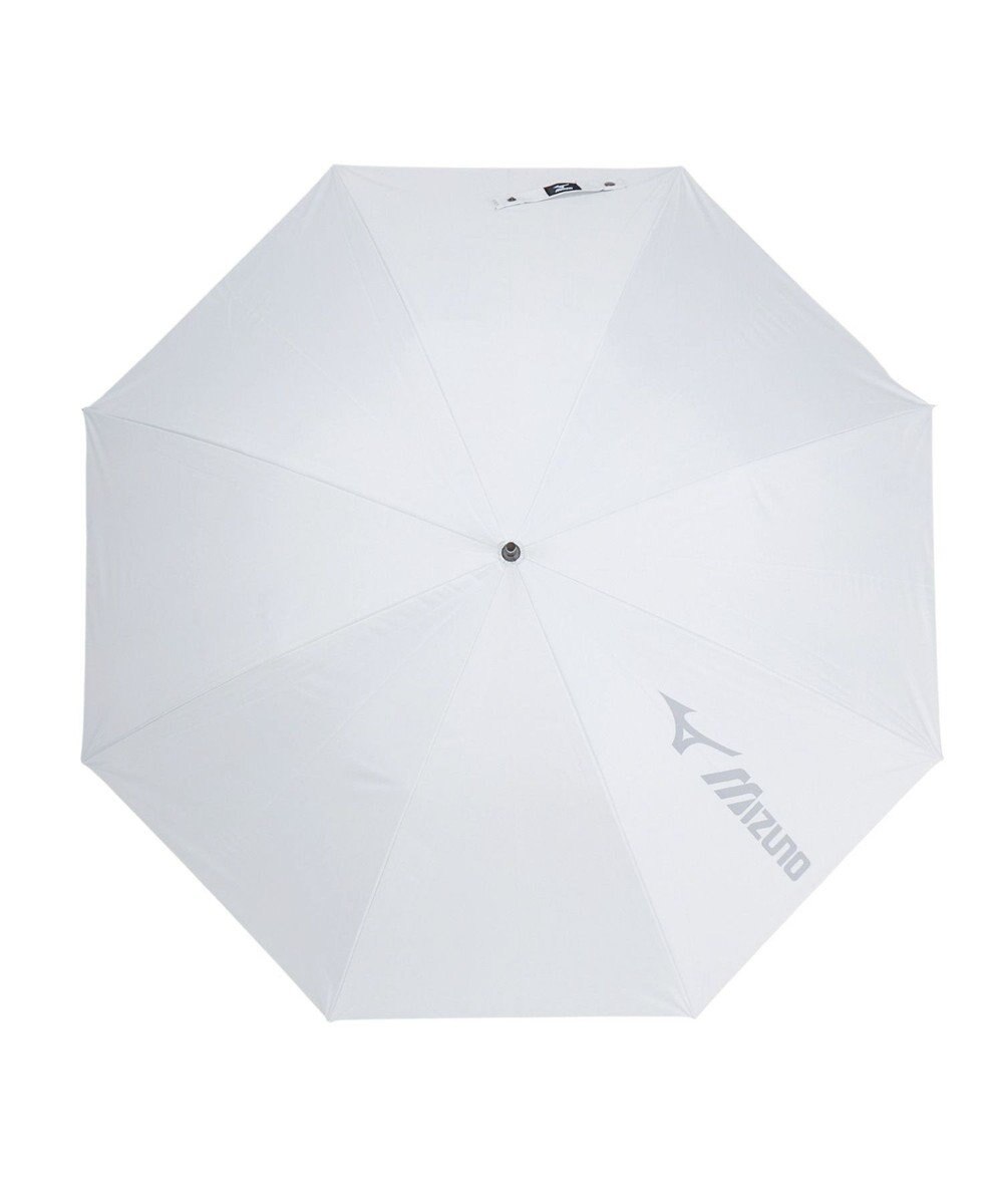 MOONBAT 【大きめ】MIZUNO メンズ 晴雨兼用日傘 長傘 BIGロゴ 遮光 遮熱 UV ユニセックス 