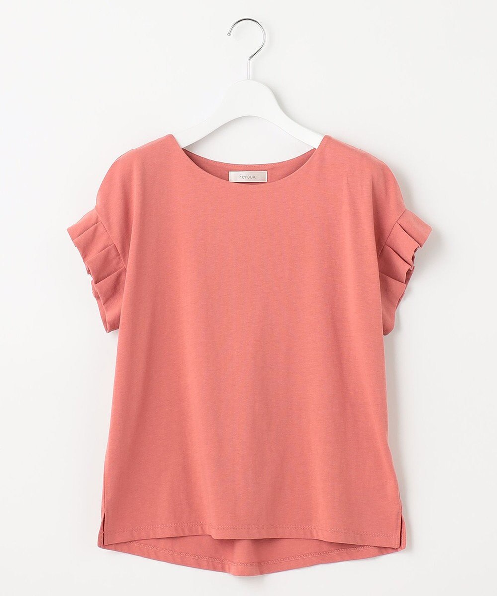 Feroux 【UVケア】タックスリーブ Tシャツ 