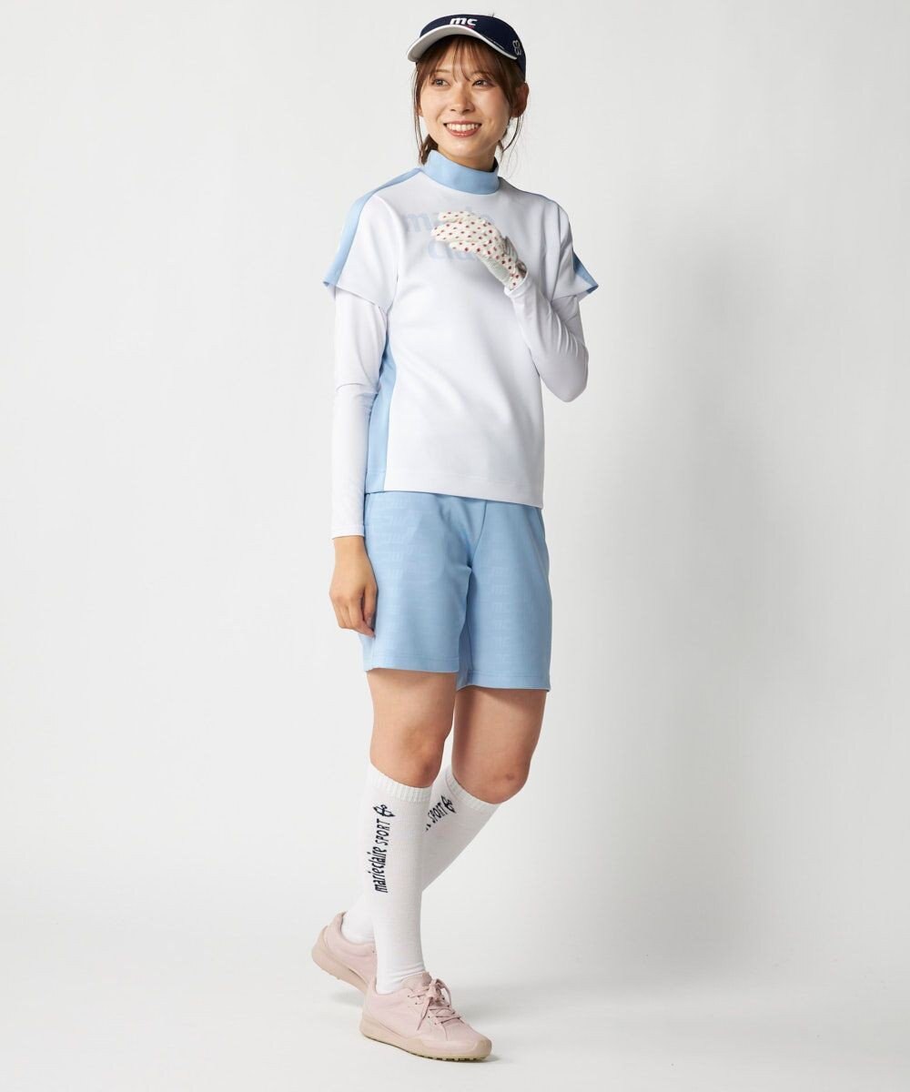 FILA GOLF／marie claire 【Marie claire sports】ライトダンボールニットショートパンツ 
