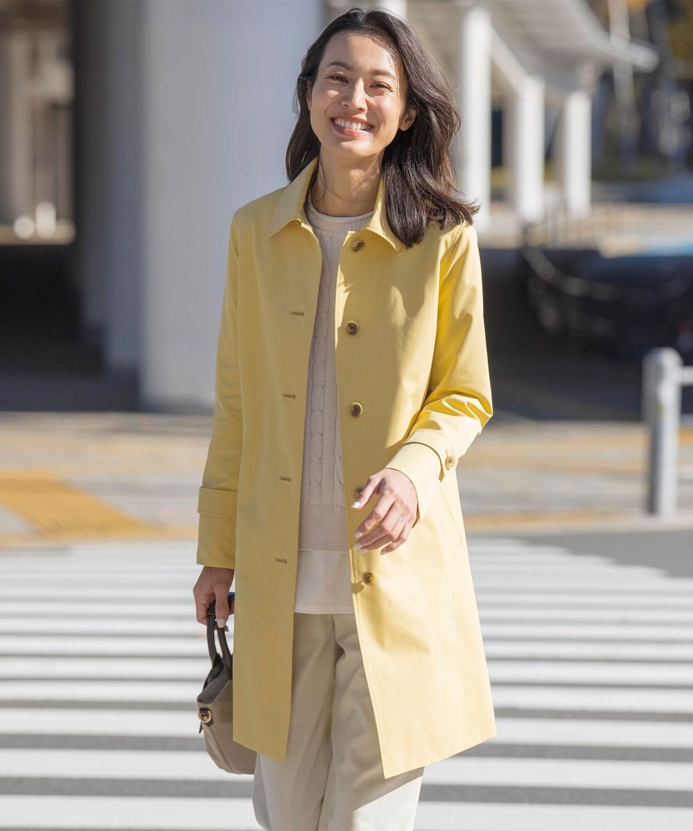 J.PRESS LADIES L 【洗える】GIZA MERCERIZE COTTON ケーブル ニット 
