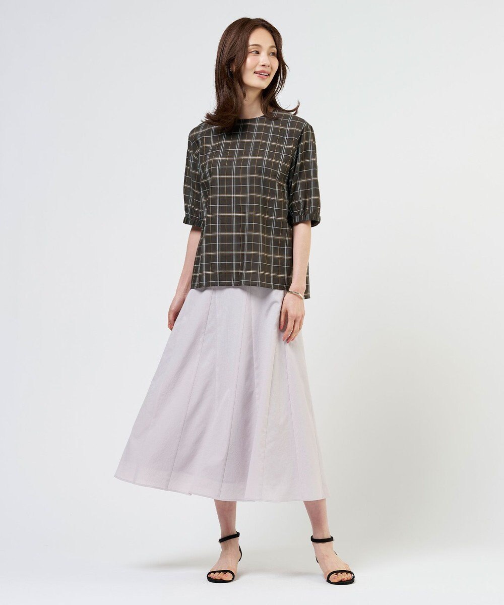 J.PRESS LADIES 【WEB限定カラーあり】アキハ BREEZE COOL フレア スカート 