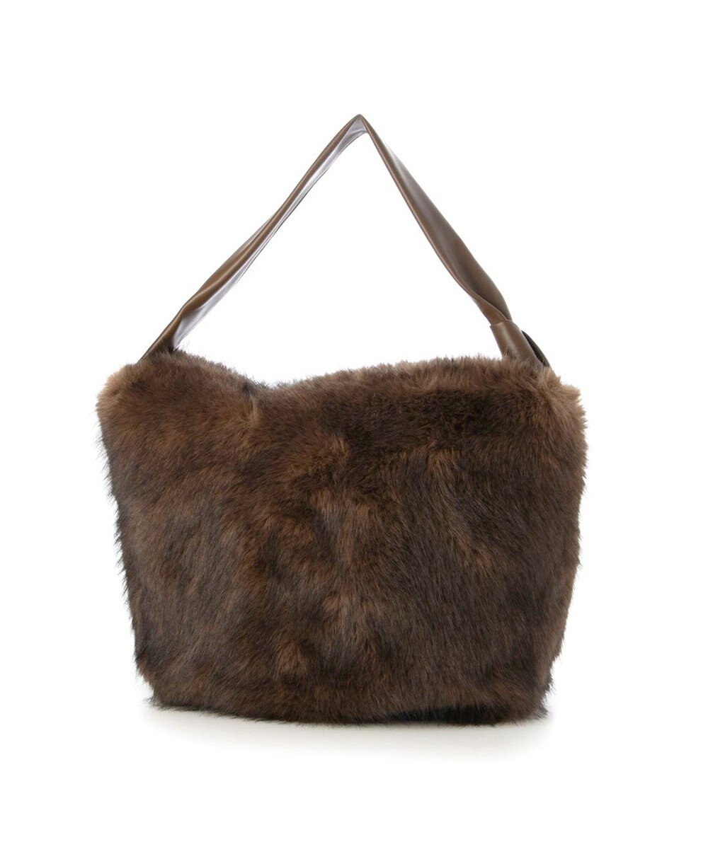 UNBILLION カシュカシュ cachecache / リボンワンハンドルエコファービッグバッグ 